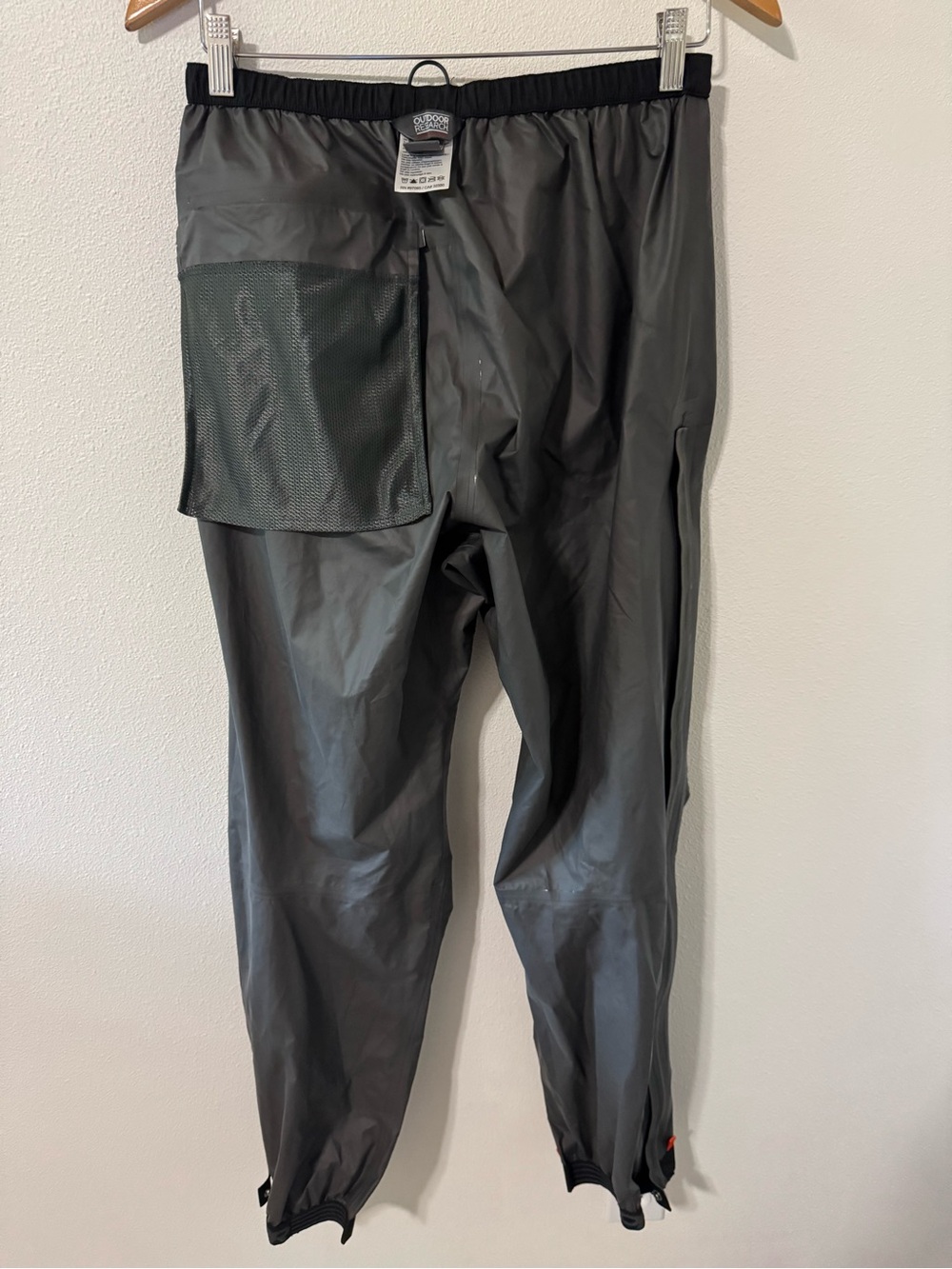 Outdoor Research Gore-Tex Foray Rain Pants Black Lightweight Zip Outseam-Medium - Picture 4 of 14
